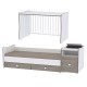 Cot Polymorphic Trend Plus White & Coffee Cot Polymorphic Trend Plus White & Coffee