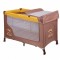 Play Yard Beige And Yellow Happy Family 2 Layers