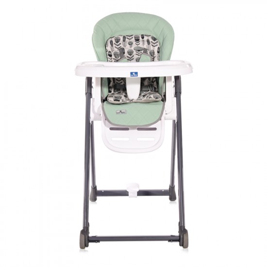 High Chair Party Frosty Green Leather