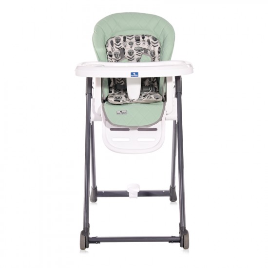 High Chair Party Frosty Green Leather High Chair Party Frosty Green Leather