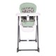 High Chair Party Frosty Green Leather
