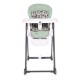 High Chair Party Frosty Green Leather High Chair Party Frosty Green Leather