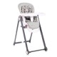 High Chair Party Cool Grey Leather High Chair Party Cool Grey Leather