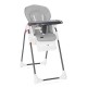 High Chair Dulce Cool Grey Leather High Chair Dulce Cool Grey Leather