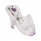 Baby Bath Pad Plastic Hippo White