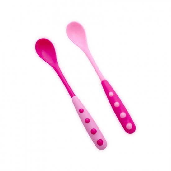 Spoons With Long Handles 2 Pcs Pink Spoons With Long Handles 2 Pcs Pink