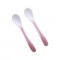 Spoons In Case 2 Pcs Pink