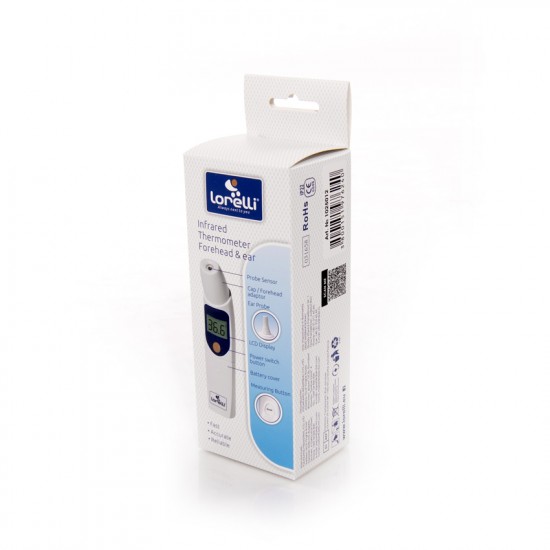 Infrared Thermometer For Forehead Or Ear Lorelli Infrared Thermometer For Forehead Or Ear Lorelli