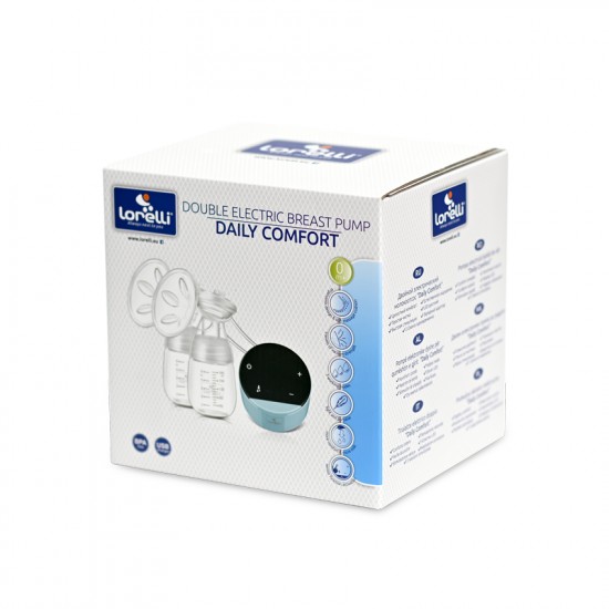 Double Electric Breast Pump Daily Comfort Blue