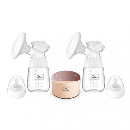 Double Electric Breast Pump Daily Comfort Pink