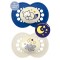 Night Silicone Pacifier 6-16 Months In 2 Colors