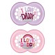 Silicone Pacifier 6-16 Months In 4 Colors