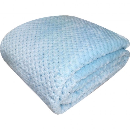 Baby Crib Blanket Dotto 23009 Blue Baby Crib Blanket Dotto 23009 Blue