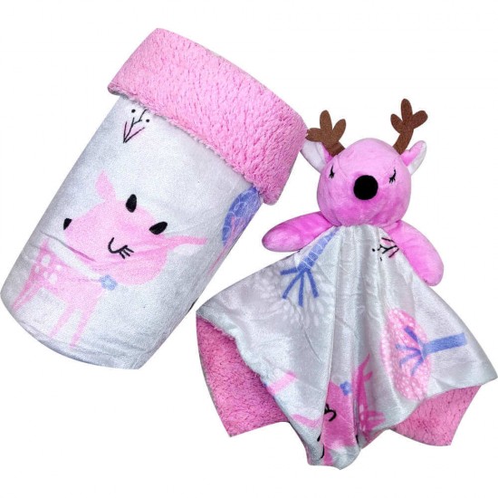Deer Cuddle Blanket Set 23023 Deer Cuddle Blanket Set 23023
