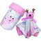 Deer Cuddle Blanket Set 23023