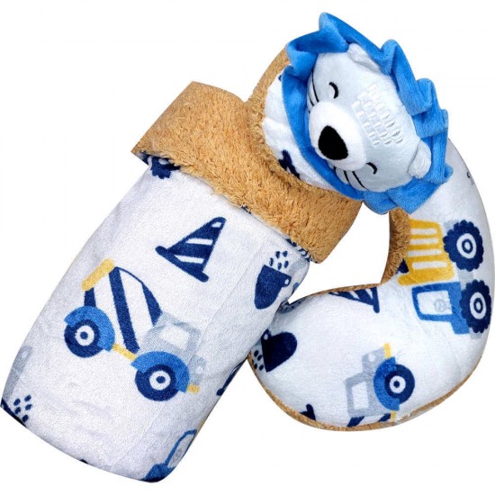 Lion Hugging Blanket & Neck Pillow Set 23018 Lion Hugging Blanket & Neck Pillow Set 23018