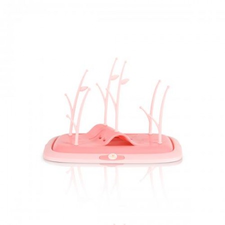 Bottle Drying Rack Coral Pink