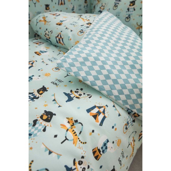 Circus Children's Quilt With Reli 110x150 Circus Children's Quilt With Reli 110x150