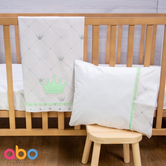 Bed linen set 3pcs 70x140 Kings Crown Bed linen set 3pcs 70x140 Kings Crown