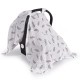Baby Car Seat Cover - Feathers Baby Car Seat Cover - Feathers
