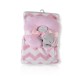 Baby Blanket 90/75cm With A Pillow Sammy Pink Baby Blanket 90/75cm With A Pillow Sammy Pink