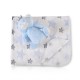 Baby Blanket With Stuffed Toy Blue Bear