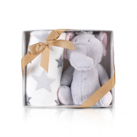 Baby Blanket With Stuffed Toy Little Elephant Baby Blanket With Stuffed Toy Little Elephant