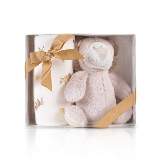 Baby Blanket With Stuffed Toy Lion Baby Blanket With Stuffed Toy Lion