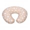 Breastfeeding pillow happy little stars beige