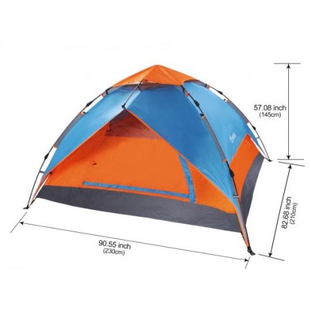 GROUP FAMILY 3 IN 1 TENT GO"N"CAMP