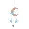 Decoration For Childrens Room To The Moon And Back Blue