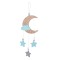 Decoration For Childrens Room To The Moon And Back Blue