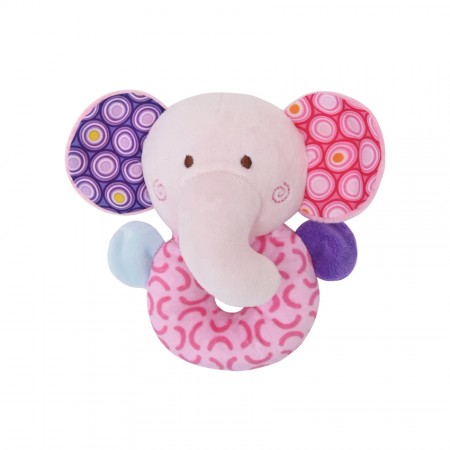 Rattle Lorelli Toys Elephant Pink