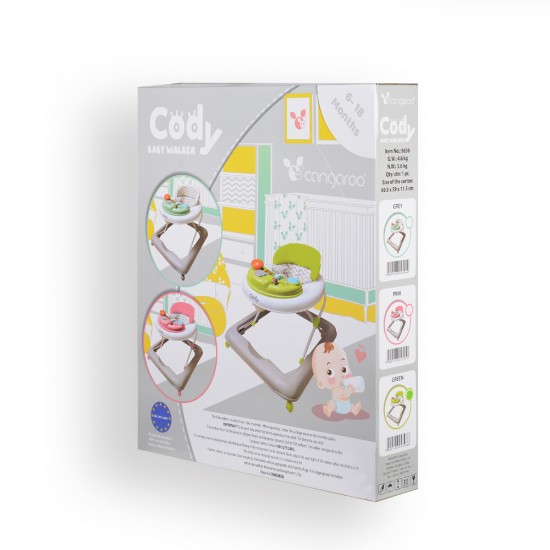 Baby Walker Cody Grey Baby Walker Cody Grey