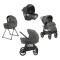 Quattro Aptica Xt Charcoal Gray Wheelchair With Cab Seat