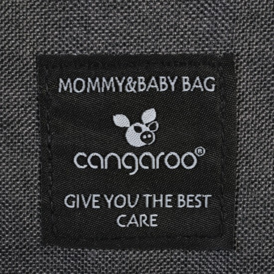 Cangaroo mama bag amelia dark gray Cangaroo mama bag amelia dark gray