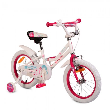 Bicycle 16 '' Little Princess White (Gift lights front and rear)