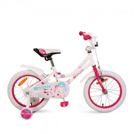Bicycle 16 '' Little Princess White (Gift lights front and rear)
