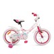 Bicycle 16 Little Princess White (Gift front and rear lights)