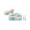 FOOD SET B-CORN DINNER SET BLUE ELEPHANT BY BO JUNGLE